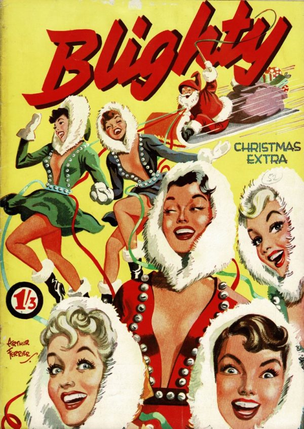 BLIGHTY UK MAGAZINE CHRISTMAS EXTRA 1952 JEANNE CRAIN 