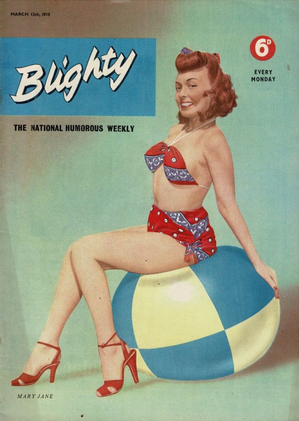 BLIGHTY UK MAGAZINE  MARCH 12TH 1955 NORMA SYKES