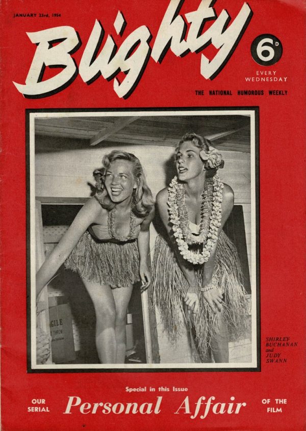 BLIGHTY UK MAGAZINE  JANUARY 23RD 1954 ROBERT CUMMINGS 