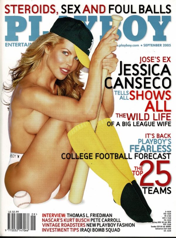 PLAYBOY MONTHLY US MAGAZINE SEPTEMBER 2005 Jessica Canseco   