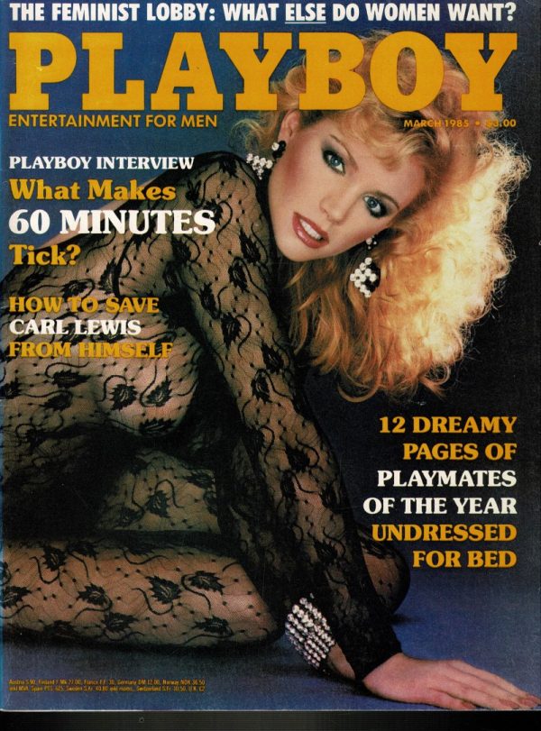 PLAYBOY MONTHLY US MAGAZINE MARCH 1985 Shannon Tweed