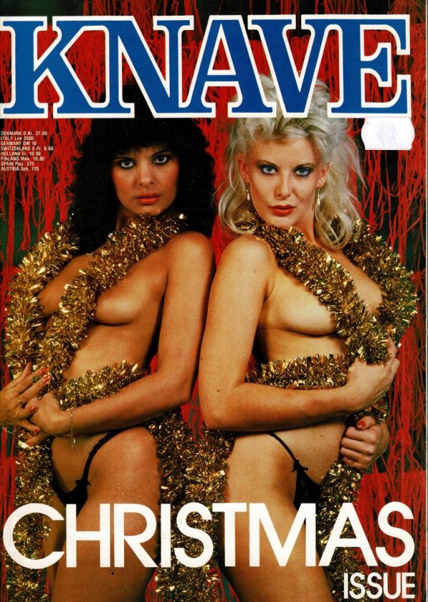 KNAVE UK MAGAZINE VOL 18 NO 12 1986 CHRISTMAS ISSUE