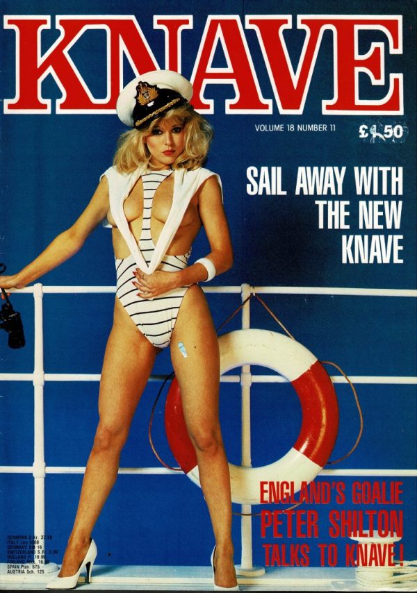 KNAVE UK MAGAZINE VOL 18 NO 11 1986