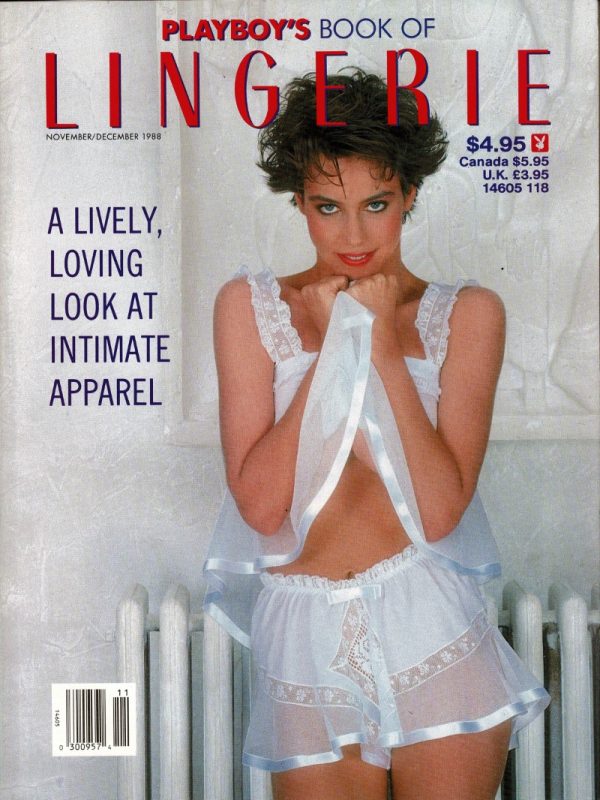 PLAYBOY LINGERIE MAGAZINE  NOVEMBER / DECEMBER 1988  Cher Butler